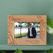 Sometimes The Heart Sees What Is Invisible To The Eye Personalized Wooden Frame-6" x 4" Brown Horizontal