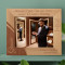 Because Of You, I Can Feel Myself Slowly, But Surely, Becoming The Me Personalized Wooden Frame-10" x 8" Brown Horizontal