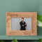 At A Touch Of Love, Everyone Becomes A Poet Personalized Wooden Frame-6" x 4" Brown Horizontal