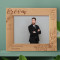 At A Touch Of Love, Everyone Becomes A Poet Personalized Wooden Frame-10" x 8" Brown Horizontal