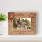 Families Are The Compass That Guides Us Personalized Wooden Frame-5" x 3 1/2" Brown Horizontal