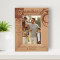Families Are The Compass That Guides Us Personalized Wooden Frame 4" x 6" Brown (Vertical)