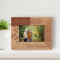 So Much Of What Is Great Has Sprung From The Closeness Of Family Ties Personalized Wooden Frame-5" x 3 1/2" Brown Horizontal