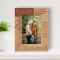 So Much Of What Is Great Has Sprung From The Closeness Of Family Ties Personalized Wooden Frame 4" x 6" Brown (Vertical)