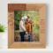 So Much Of What Is Great Has Sprung From The Closeness Of Family Ties Personalized Wooden Frame 8" x 10" Brown (Vertical)