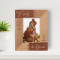 Children Are Born, Traditions Are Passed, The Love Continues Personalized Wooden Frame 3 1/2" x 5" Brown (Vertical)