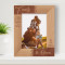 Children Are Born, Traditions Are Passed, The Love Continues Personalized Wooden Frame 5" x 7" Brown (Vertical)