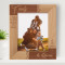 Children Are Born, Traditions Are Passed, The Love Continues Personalized Wooden Frame 8" x 10" Brown (Vertical)