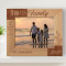 Our Family Is The Most Important Thing In The World Personalized Wooden Frame-10" x 8" Brown Horizontal