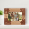 Family Personalized Wooden Frame-6" x 4" Brown Horizontal