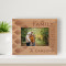 No Matter What Happens, A Family Will Always Have Your Back Personalized Wooden Frame-5" x 3 1/2" Brown Horizontal