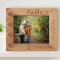 No Matter What Happens, A Family Will Always Have Your Back Personalized Wooden Frame-10" x 8" Brown Horizontal