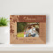 And Family Means Nobody Gets Left Behind Or Forgotten Personalized Wooden Frame-5" x 3 1/2" Brown Horizontal