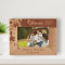 And Family Means Nobody Gets Left Behind Or Forgotten Personalized Wooden Frame-6" x 4" Brown Horizontal