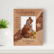 Being A Family Means You Are A Part Of Something Very Wonderful Personalized Wooden Frame 3 1/2" x 5" Brown (Vertical)