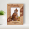 Being A Family Means You Are A Part Of Something Very Wonderful Personalized Wooden Frame 4" x 6" Brown (Vertical)