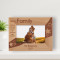 Being A Family Means You Are A Part Of Something Very Wonderful Personalized Wooden Frame-6" x 4" Brown Horizontal