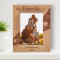 Being A Family Means You Are A Part Of Something Very Wonderful Personalized Wooden Frame 5" x 7" Brown (Vertical)