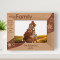 Being A Family Means You Are A Part Of Something Very Wonderful Personalized Wooden Frame-7" x 5" Brown Horizontal