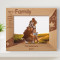 Being A Family Means You Are A Part Of Something Very Wonderful Personalized Wooden Frame-10" x 8" Brown Horizontal