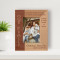 Everyone Needs A House To Live In, But A Supportive Family Is What Builds A Home Personalized Wooden Frame 3 1/2" x 5" Brown (Vertical)