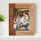 Everyone Needs A House To Live In, But A Supportive Family Is What Builds A Home Personalized Wooden Frame 5" x 7" Brown (Vertical)