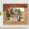 The Most Important Thing In The World Is Family And Love Personalized Wooden Frame-10" x 8" Brown Horizontal