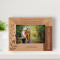 It Is The Smile Of A Child, The Love Of A Matter Personalized Wooden Frame-6" x 4" Brown Horizontal