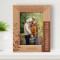 It Is The Smile Of A Child, The Love Of A Matter Personalized Wooden Frame 5" x 7" Brown (Vertical)