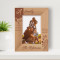 A Family Is The Purest Form Of Love Personalized Wooden Frame 4" x 6" Brown (Vertical)