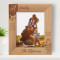 A Family Is The Purest Form Of Love Personalized Wooden Frame 8" x 10" Brown (Vertical)