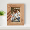 It Didn't Matter How Big Our House Was, It Mattered That There Was Love In It Personalized Wooden Frame 4" x 6" Brown (Vertical)