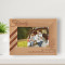 It Didn't Matter How Big Our House Was, It Mattered That There Was Love In It Personalized Wooden Frame-6" x 4" Brown Horizontal
