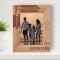 Families Are The Compass That Guides Us Personalized Wooden Frame 5" x 7" Brown (Vertical)