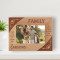 So Much Of What Is Great Has Sprung From The Closeness Of Family Ties Personalized Wooden Frame-6" x 4" Brown Horizontal