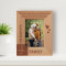 Children Are Born, Traditions Are Passed, The Love Continues Personalized Wooden Frame 3 1/2" x 5" Brown (Vertical)