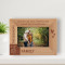 Children Are Born, Traditions Are Passed, The Love Continues Personalized Wooden Frame-6" x 4" Brown Horizontal