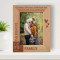 Children Are Born, Traditions Are Passed, The Love Continues Personalized Wooden Frame 5" x 7" Brown (Vertical)