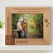 Children Are Born, Traditions Are Passed, The Love Continues Personalized Wooden Frame-10" x 8" Brown Horizontal