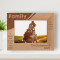 No Matter What Happens, A Family Will Always Have Your Back Personalized Wooden Frame-7" x 5" Brown Horizontal