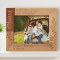 Family Means Nobody Gets Left Behind Or Forgotten Personalized Wooden Frame-10" x 8" Brown Horizontal