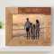 It Didn't Matter How Big Our House Was, It Mattered That There Was Love In It Personalized Wooden Frame-10" x 8" Brown Horizontal