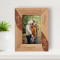 The Love Of A Family Is Life's Greatest Blessing Personalized Wooden Frame 4" x 6" Brown (Vertical)