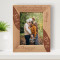 The Love Of A Family Is Life's Greatest Blessing Personalized Wooden Frame 5" x 7" Brown (Vertical)