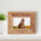 The Most Important Thing In The World Is Family & Love Personalized Wooden Frame-5" x 3 1/2" Brown Horizontal