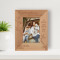 It Didn't Matter How Big Our House Was, It Mattered That There Was Love In It Personalized Wooden Frame 3 1/2" x 5" Brown (Vertical)