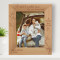 It Didn't Matter How Big Our House Was, It Mattered That There Was Love In It Personalized Wooden Frame 8" x 10" Brown (Vertical)