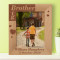 Big Brother Personalized Wooden Frame 8" x 10" Brown (Vertical)