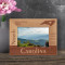 North Carolina Personalized Wooden Frame-6" x 4" Brown Horizontal
