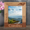 North Carolina Personalized Wooden Frame 8" x 10" Brown (Vertical)